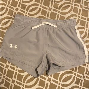 Grey under armour shorts